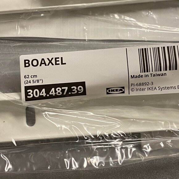 IKEA BOAXEL Suspension Rail (6 pack) 24 3/8" White 304.487.39 - Picture 2 of 2